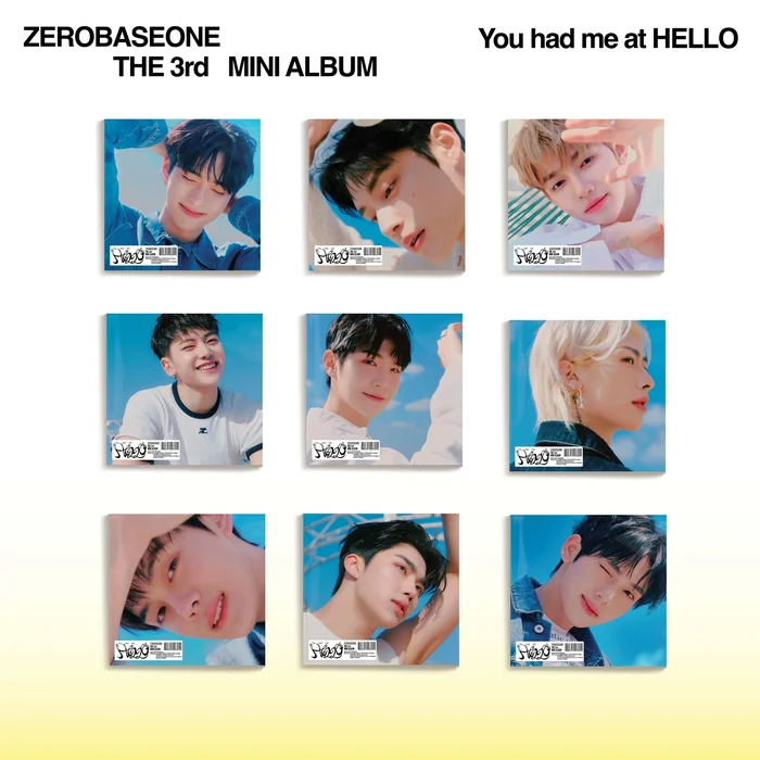 ZEROBASEONE – 3RD MINI ALBUM [YOU HAD ME AT HELLO] [DIGIPACK VER.] (9 VERSIONS)