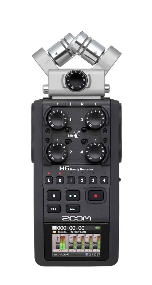 Zoom H6, Six-Track Portable Handy Recorder Hot on Sale