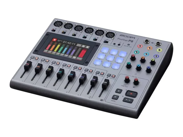 Zoom PodTrak P8 Portable Multitrack Podcast Recorder - Image 3