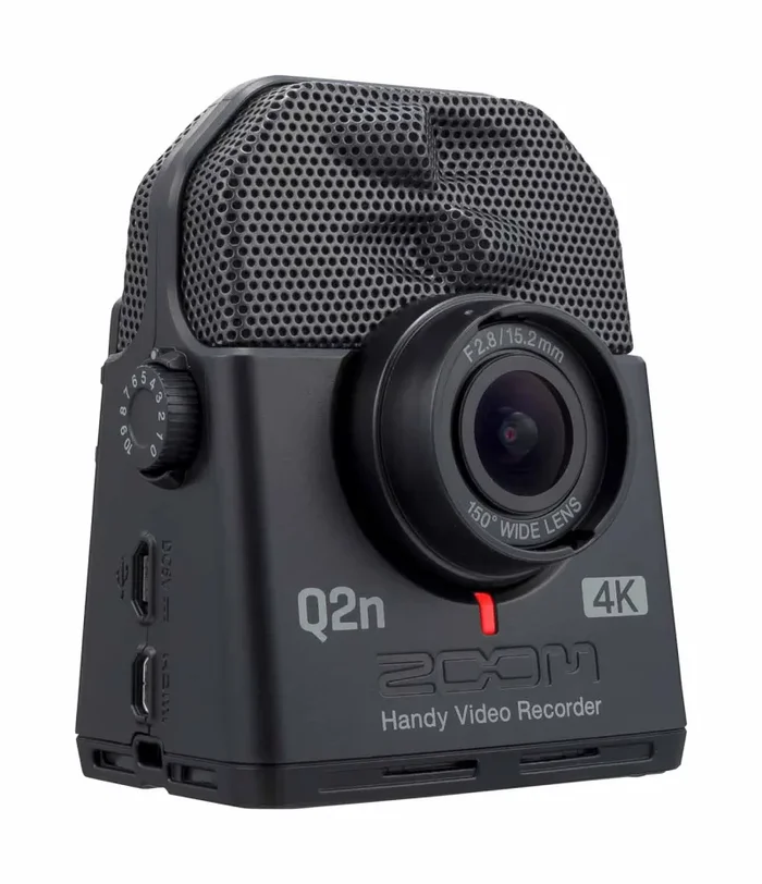 Zoom Q2n-4K Handy Video Recorder with High Quality 150° Wide Angle Lens